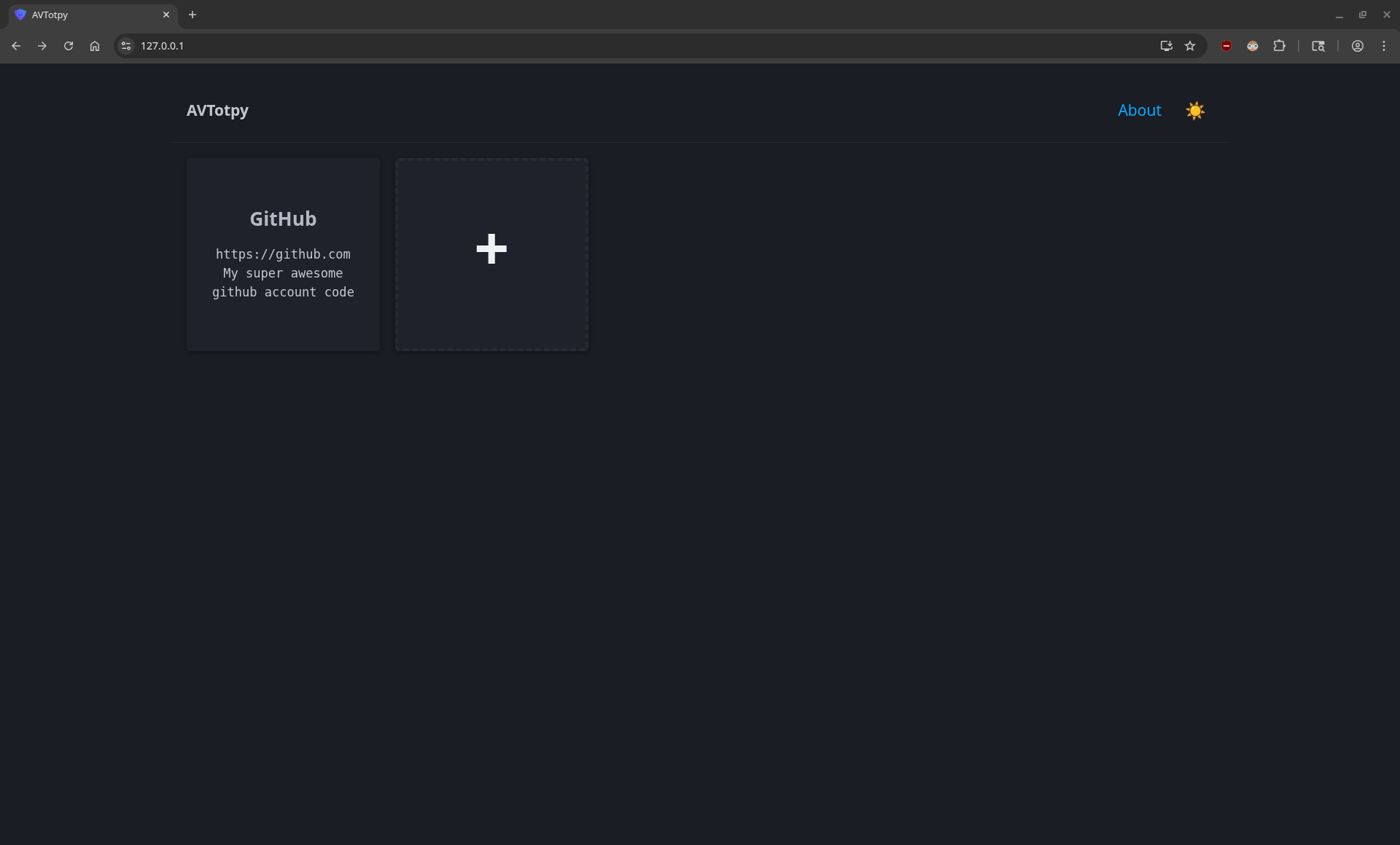 Homepage Dark