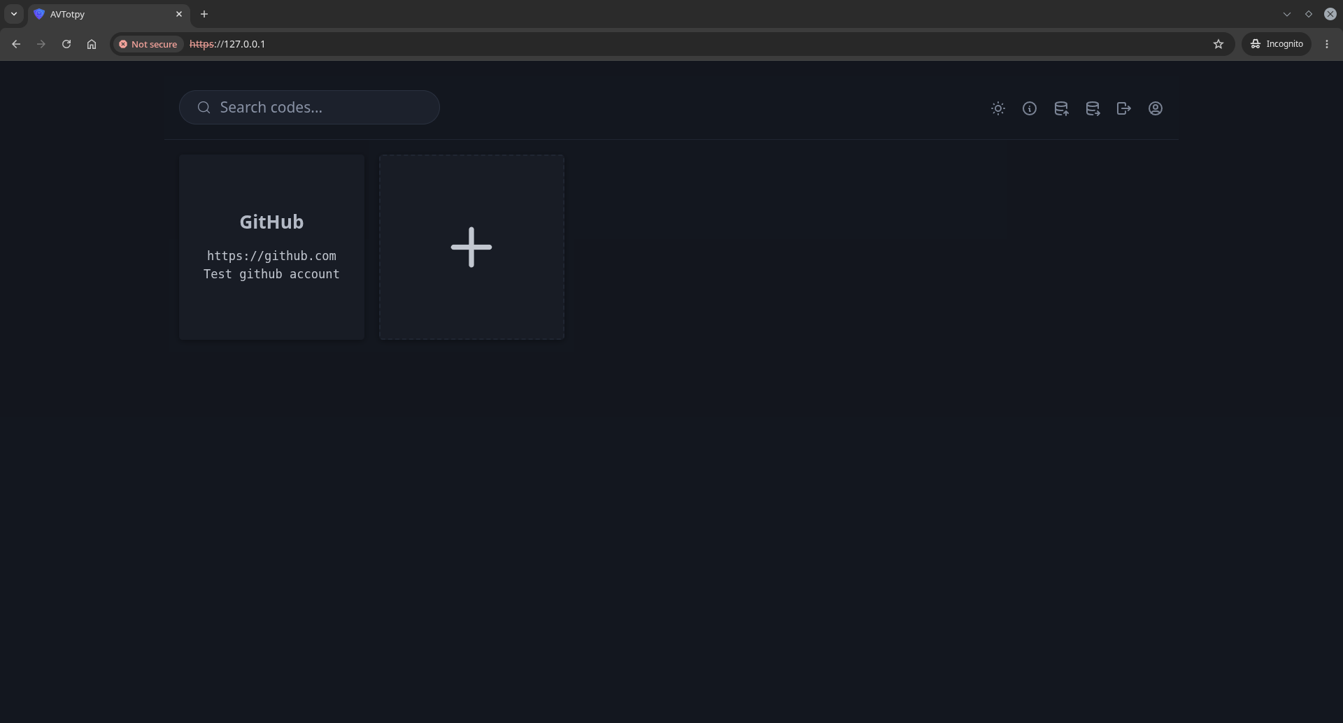 Homepage Dark
