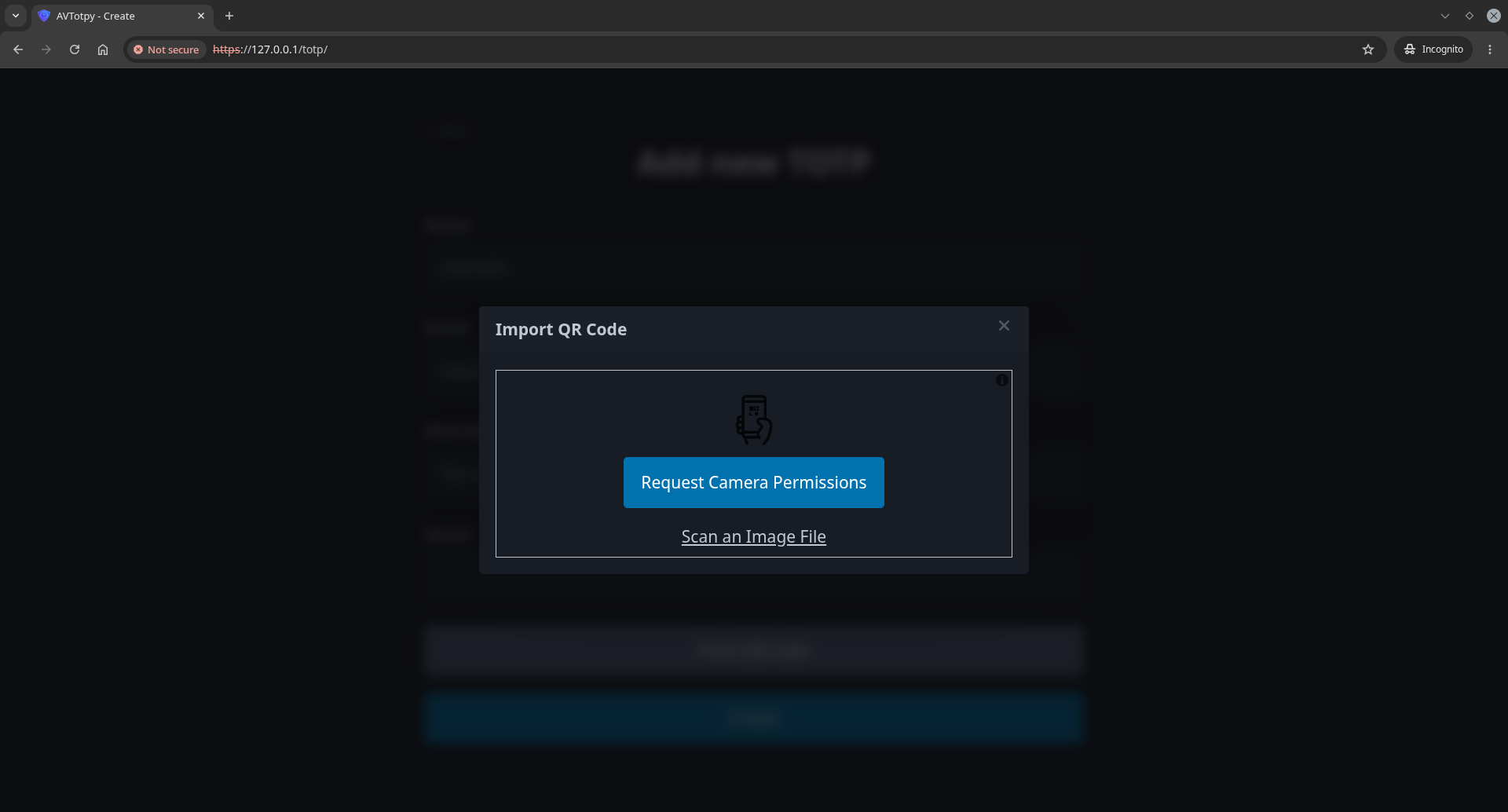 QRCode import